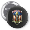 honor their sacrifice war soldier Pin-back button