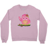 mrs yetti and her poops Crewneck Sweatshirt