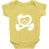 heart walking Baby Onesie