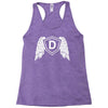 letter d with wings Racerback Tank