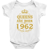 queens are born in 1962 Baby Bodysuit