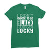 i didn't choose to be black Ladies Fitted T-Shirt