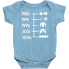 control pad timeline Baby Onesie