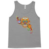 women's sugar skull purple Tank Top