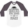 queens are born in august (2) 3/4 Sleeve Shirt