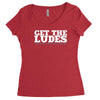 get the ludes! Women's Triblend Scoop T-shirt