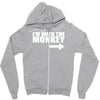 im with monkey Zipper Hoodie