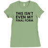 this isn't even my final form Ladies Fitted T-Shirt