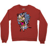 space monkey Crewneck Sweatshirt