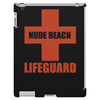 nude beach   lifeguard iPad 3 and 4 Case