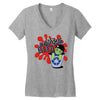 zombie geek Women's V-Neck T-Shirt