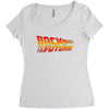 back future Women's Triblend Scoop T-shirt
