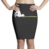 unicorn scooting on the floor Pencil Skirts