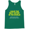 best sister crazy scarry Tank Top