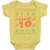 team 10 ugly christmas Baby Onesie