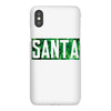 santa green glitter iPhoneX
