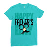 happy father&rsquo;s day 3 Ladies Fitted T-Shirt
