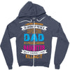 Super Cool Dad Of A Freaking Awesome Daughter Zipper Hoodie