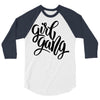 girl gang 2 3/4 Sleeve Shirt