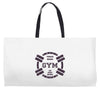 train hard Weekender Totes