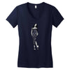 zombie girl Women's V-Neck T-Shirt