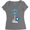 master keyblade Women's Triblend Scoop T-shirt