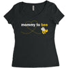 Mommy To Bee Unknown Gender Women's Triblend Scoop T-shirt