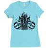old schol Ladies Fitted T-Shirt