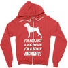 not just a dog person i'm a boxer mommy! Zipper Hoodie