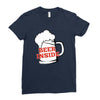 Beer Inside Ladies Fitted T-Shirt