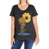 green thumb Ladies Curvy T-Shirt