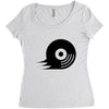 beat jet grind radio yellow Women's Triblend Scoop T-shirt
