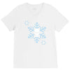 skull snowflakes alternative christmas jumper V-Neck Tee