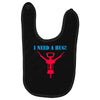 i need a hug Baby Bibs