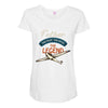 father the pilot the myth the legend Maternity Scoop Neck T-shirt