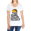 This Girl Loves Tacos Ladies Curvy T-Shirt
