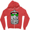 get a job, grouch! Zipper Hoodie
