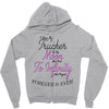 I Love My Trucker To The Moon And Back To Infinity And Beyond Forever Zipper Hoodie