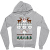ugly christmas sweater Zipper Hoodie