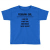 February Girl Toddler T-shirt
