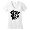 Stay Rad Women's V-Neck T-Shirt