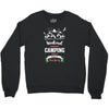 Weekend Forecast Camping With A Chance Of Drinking Crewneck Sweatshirt
