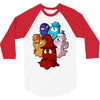 pac man ghost monsters 3/4 Sleeve Shirt