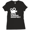 film school dropout Ladies Fitted T-Shirt