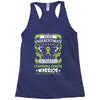 Never Underestimate The Strength Of A Lymphoma Cancer Warrior Racerback Tank