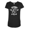 dixon's motorcycle &amp; bike repair Maternity Scoop Neck T-shirt