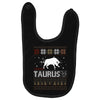 santa taurus christmas ugly t shirts Baby Bibs