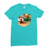 an amazing sand castle Ladies Fitted T-Shirt