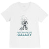 best dad in the galaxy V-Neck Tee
