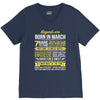 Legends Are Born In March V-Neck Tee